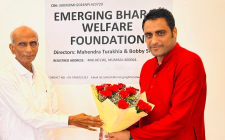 Emerging Bharat Welfare Foundation Inaugurates New Office in Malad West, Mumbai