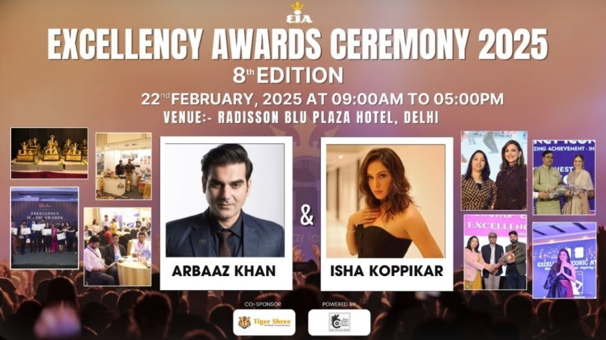 Arbaaz Khan and Isha Koppikar to Honor Achievers at Excellency Iconic Award 8th Edition