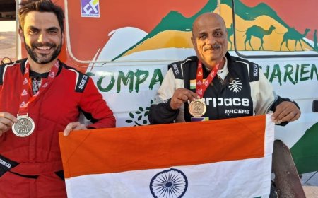A Historic Finish for India: aerpace Racer Sanjay Takale Shines at Dakar Rally 2025