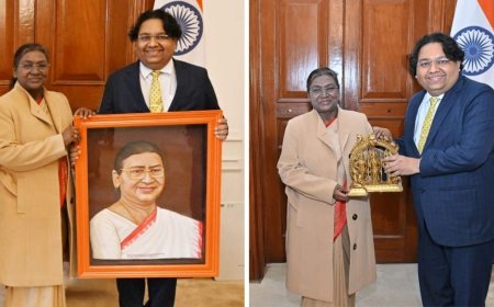 Dr. Basant Goel Receives Prestigious Honour in an Exclusive Meeting with President Droupadi Murmu