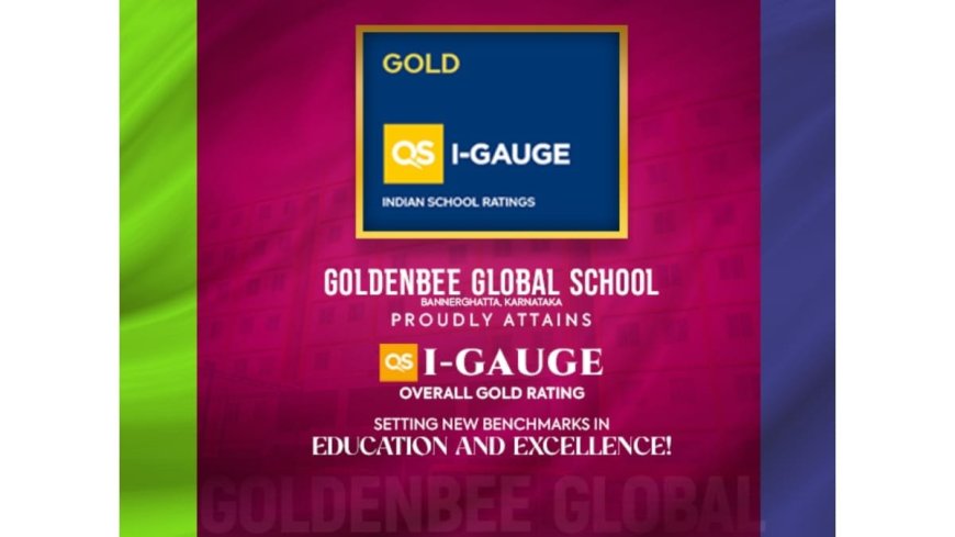 GoldenBee Global Achieves QS I-Gauge Overall Gold Rating