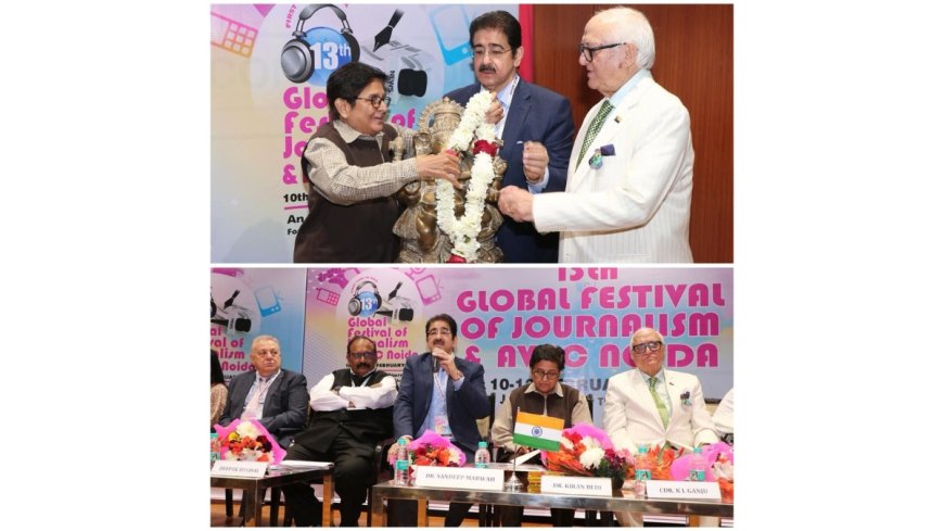 13th Global Festival of Journalism and AVGC Noida 2025 Kicks Off with Grandeur at Marwah Studios