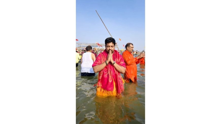 Young Entrepreneur Mohit Bharat Patil’s Recent Visit to Maha Kumbh in Prayagraj