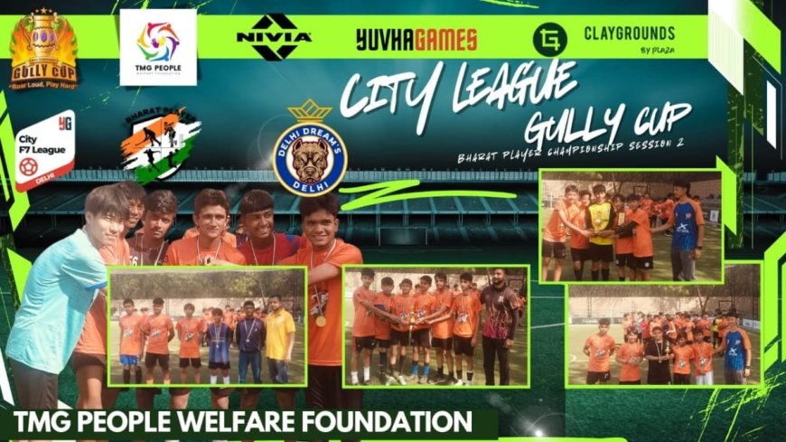 TMG People Welfare Foundation org by City League and Gully Cup 2025-2026 at ClayGrounds By Plaza Delhi