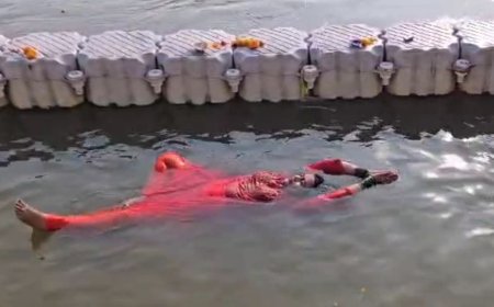 Dr. Savitha Rani Makes History at Maha Kumbh Mela as the World’s First to Perform Jalayoga