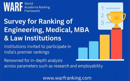 WARF Invites Colleges to Join India’s Top 2025 Ranking Survey for Engineering, Medical, MBA and Law
