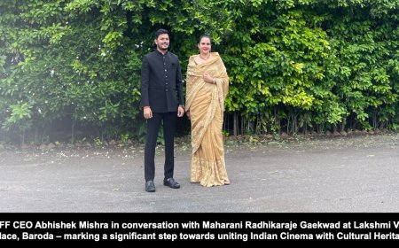 DPIFF CEO Abhishek Mishra Meets Maharani Radhikaraje, Bridging Cinema with Royal Heritage