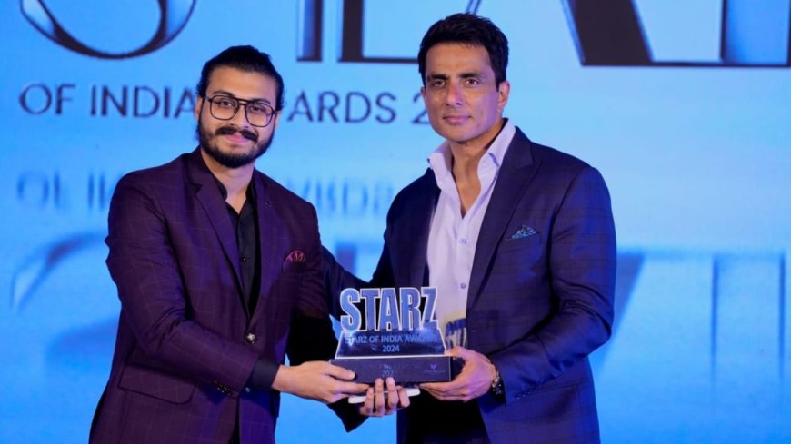 Biswarup Dey Mukherjee Receives Prestigious Dance Choreography Award from Sonu Sood