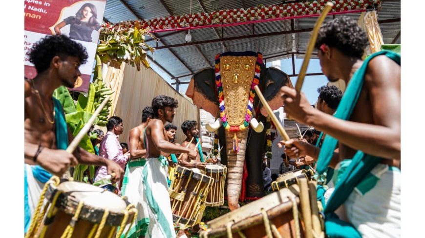 Trisha Krishnan Gifts Realistic Mechanical Elephant to Temples in Aruppukottai, Tamil Nadu, with People for Cattle in India