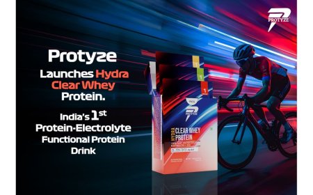 Protyze Launches Hydra Clear Whey Protein: India’s First Protein-Electrolyte Functional Protein Drink