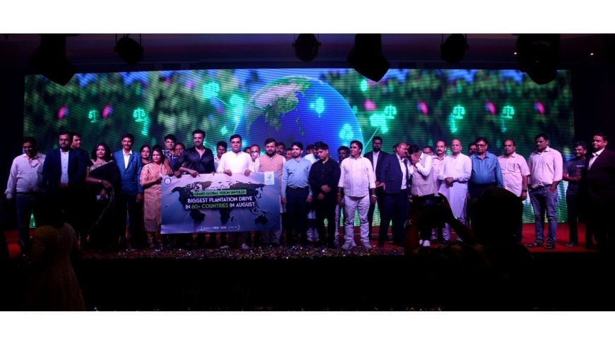 Save Earth Mission Unveils Global Vision – Announces World’s Largest Plantation Drive in Over 60 Countries Starting August 2025