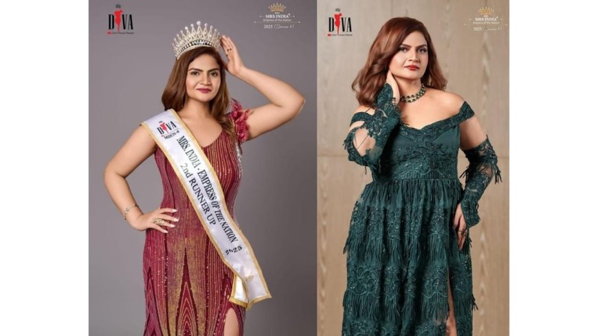 From First National Pageant to Mrs India Empress of the Nation Runner-Up: Nusrat Mujawar’s Inspiring Rise