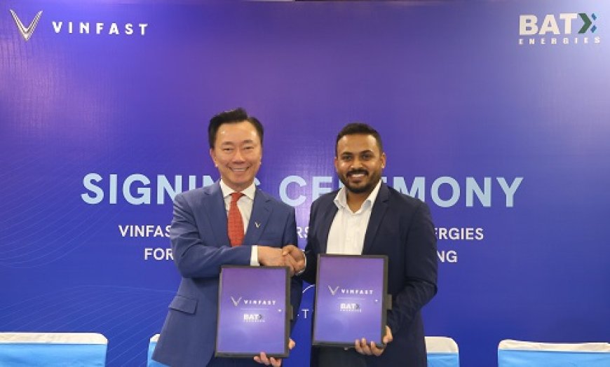 Vinfast India and BatX Energies Signs Landmark Agreement for High Voltage Battery Recycling and Repurposing