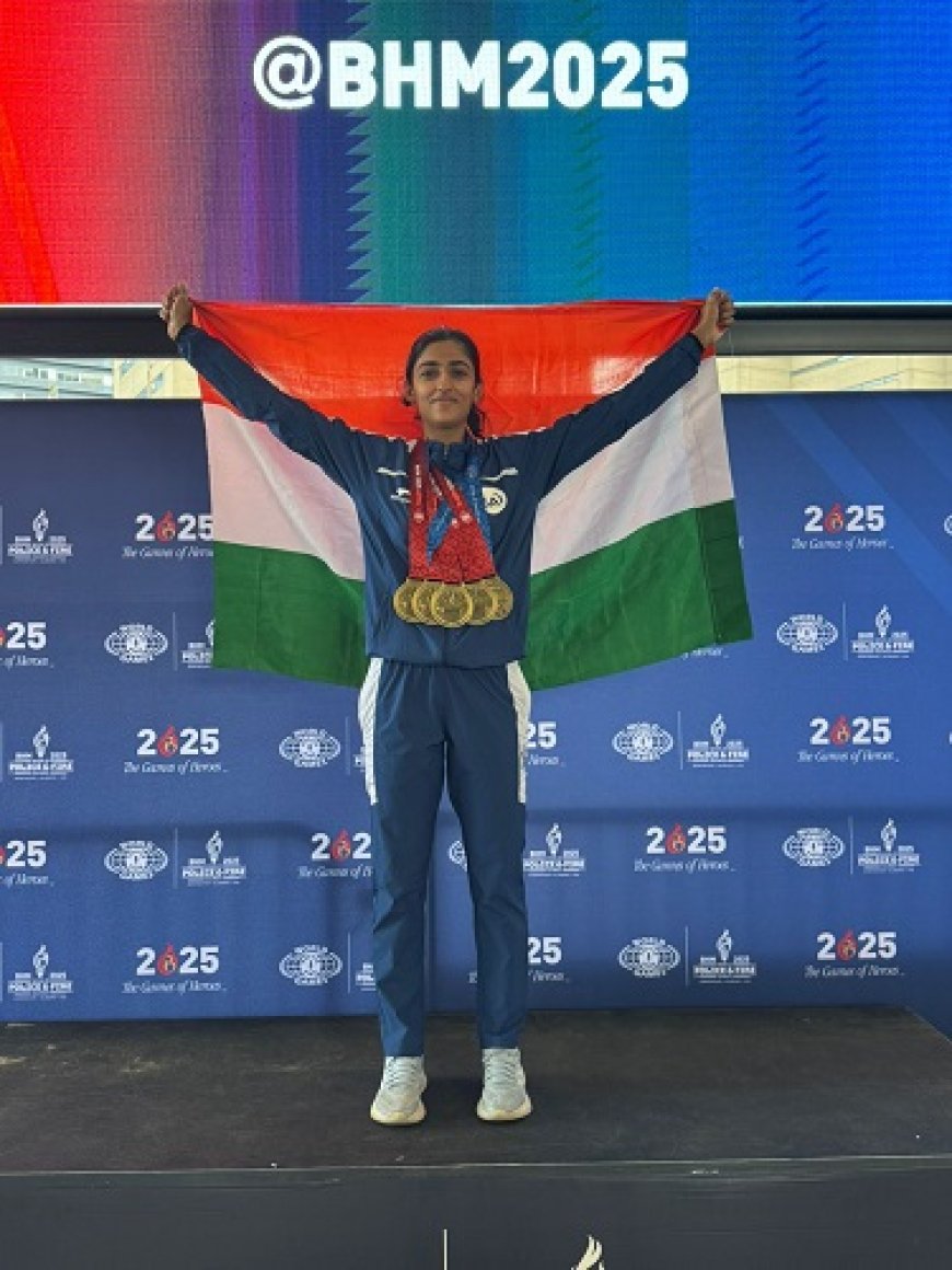 India's First Woman Cyclist to Win 5 Bronze Medals at World Police Games - A Triumph of Vision and Grit Supported by M3M Foundation