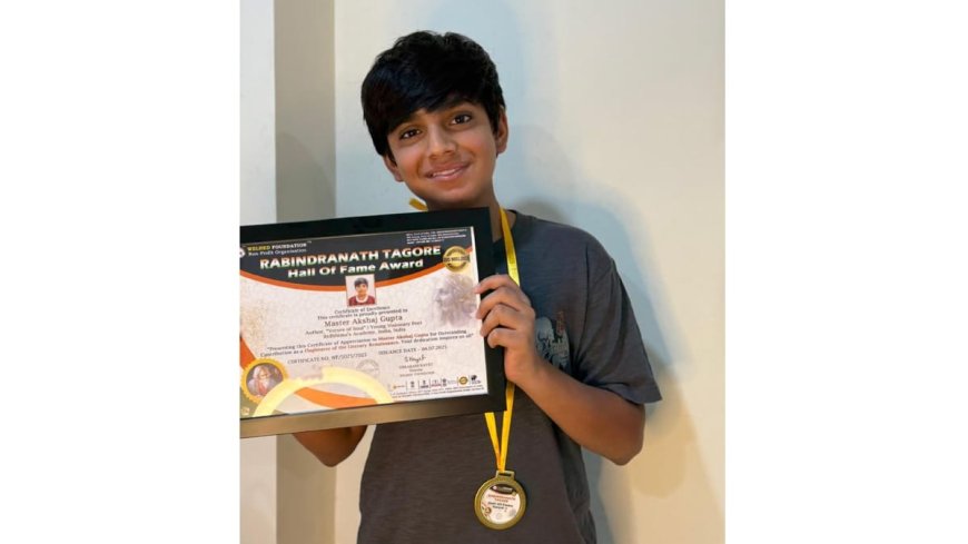 National Award Winner at 13: Akshaj Gupta Crowned Flagbearer of India’s Literary Renaissance