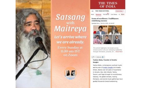 Maitreya Named “Icon Of Excellence” By Times Of India – A Spiritual Mystic For The Modern Era