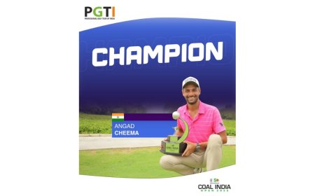 Angad Cheema Clinches PGTI’s Coal India Open 2025 with Commanding Finish in Ahmedabad