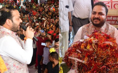 UP’s Bhagwantnagar Sees 20,000+ Sisters Tie Rakhi to Pushpendra Pratap Singh, Stirring Political Chatter