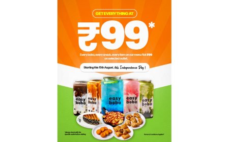 Sip the Freedom: Easy Boba Rolls Out Rs.99 Menu for Independence Day & Every 15th of the Month!