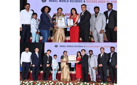 From Weaving Village to World Stage – Mrs. N. Keerthana Becomes India’s First Oscars Book of Records Awardee