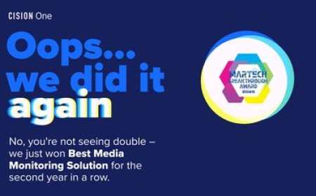 CisionOne Wins "Best Media Monitoring Solution" for Second Consecutive Year at 2025 MarTech Breakthrough Awards