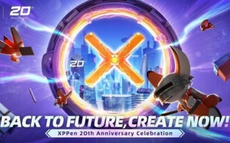 XPPen Celebrates 20th Anniversary with "Back to Future, Create Now!"