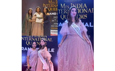 Gurgaon’s Ruchika Garg Crowned “Mrs. India Smiling Beauty” at Mrs. India International Queen 2025