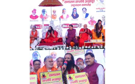 Formal Declaration and Inauguration of Sanatan Saptarishi Akhara at Khatu Shyam Delhi Dham