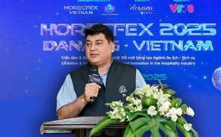 Bollywood Filmmaker Captain Rahul Bali Highlights the Economic Impact of Film Industry on Tourism at HORECFEX 2026 in Danang, Vietnam