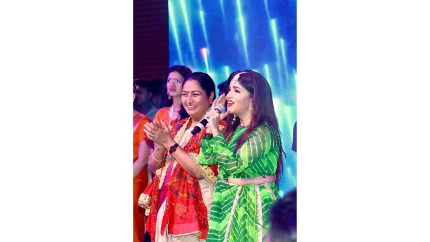 Shibani Kashyap Performs ‘Jashn-e-Nari’ at Teej Mahotsav with Delhi CM Rekha Gupta, Celebrating Women