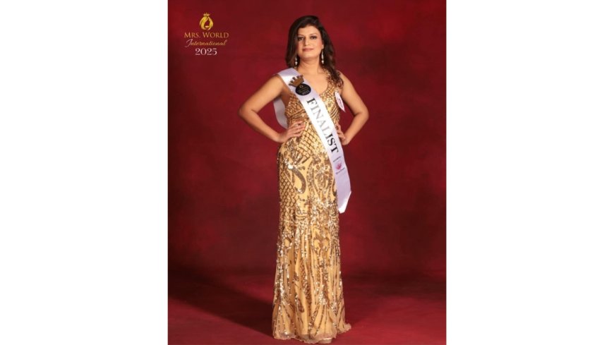 Agra’s Dr. Arpita Saxena Wins Fashionista Ravishing 2025 at Mrs World International S3