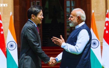 India-Singapore Relations Surge: PM Modi and Wong Lock Future Roadmap for the 2 Super Nations