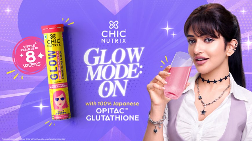 Sreeleela Shines in Chicnutrix's 'Glow Mode On' Campaign, Blending Science with Beauty