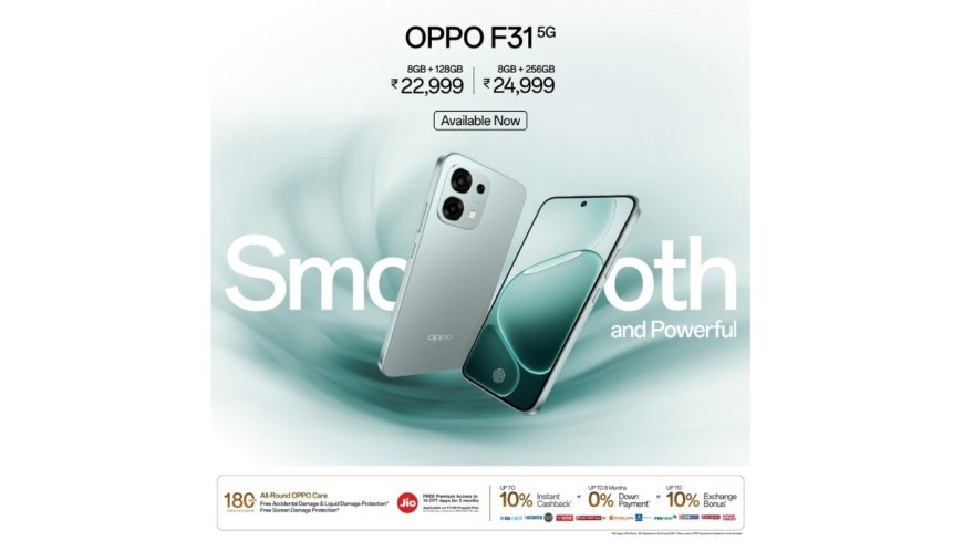 Celebrate the Festive Season with the All-New OPPO F31 5G – Available Nationwide from September 27 at INR 22,999