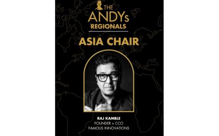 Indian Ad Veteran Raj Kamble Named Asia Chair for The ANDY Awards Regionals