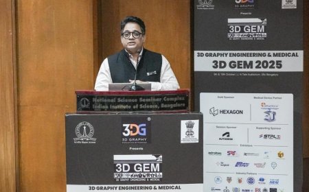5th Edition of 3D GEM 2025 Showcases India’s Leadership in 3D Printing & 3D Visualisation at IISc Bengaluru