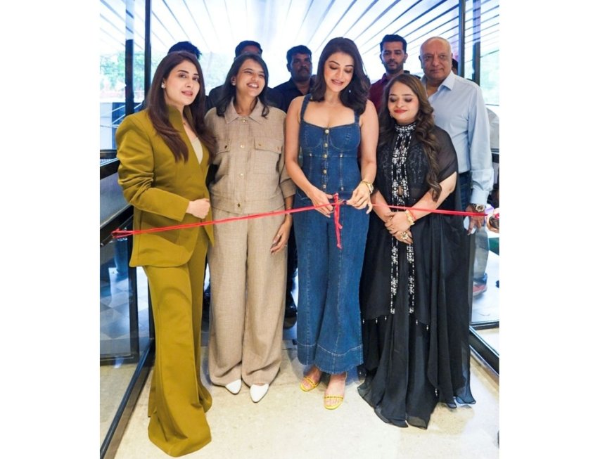 Kajal Aggarwal Graced the Inauguration of Hair Masters’ New Luxury Salon in Ashiyana, Lucknow