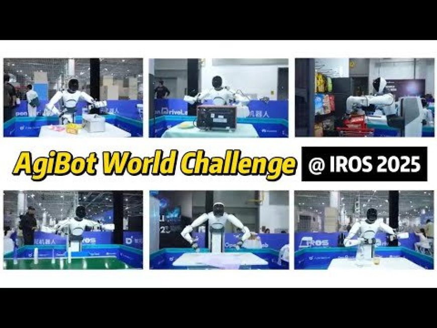 AgiBot Robotics Debuted at IROS 2025, the AgiBot World Challenge Concluded Successfully