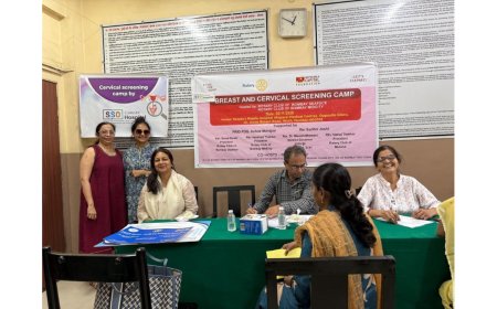 SSO Cancer Hospital and Rotary Club Launch Mega Cervical Cancer Screening Drive across Mumbai