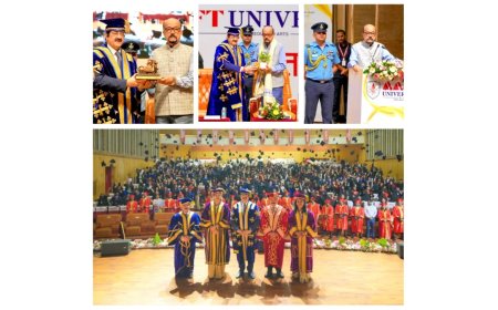 Governor H.E. Ramen Deka Presides Over a Grand and Global AAFT University Convocation 2025 at Raipur