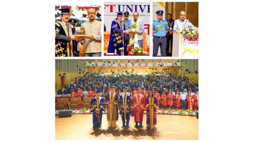 Governor H.E. Ramen Deka Presides Over a Grand and Global AAFT University Convocation 2025 at Raipur