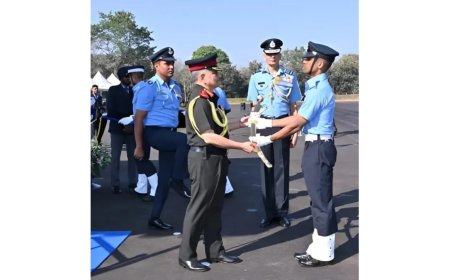 IPS Academy Student Tanishq Agrawal Becomes Flying Officer in Indian Air Force, Awarded Sword of Honour