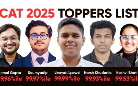 CAT 2025 Toppers List Out – CAT 2025 Result Announced, Check Toppers’ Names and Percentile here
