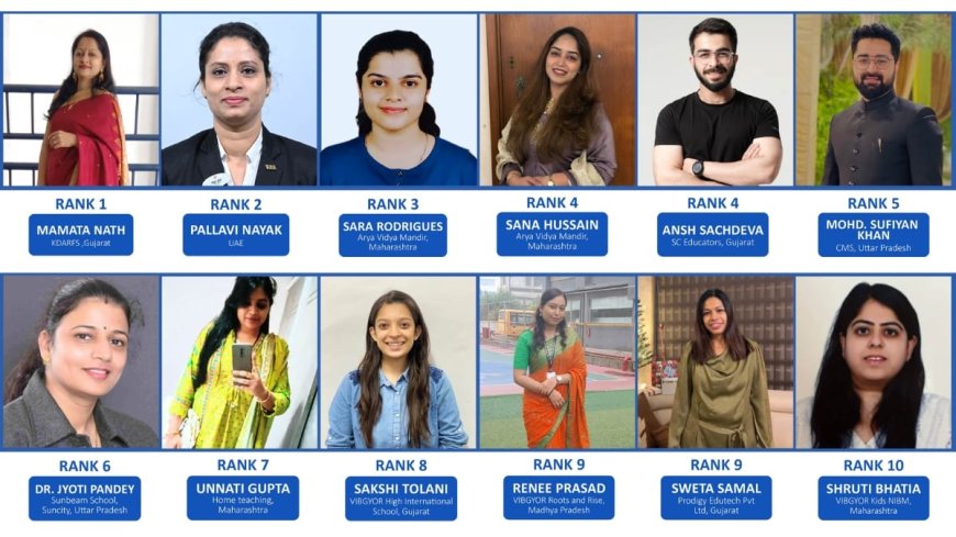 India Honours Its Finest Educators: II-TED’s Global Teachers’ Olympiad 2025 Announces Top Rank Holders