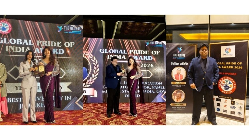 Ranchi Hosts Global Pride of India Awards 2026; Dr. Arif Habib Honoured for Educational Leadership