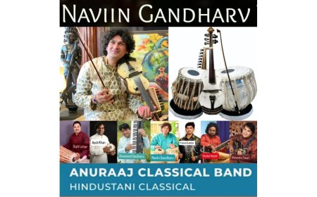 Pandit Naviin Gandharv with Anuraaj at the NMACC, 8th Feb ,7.30 pm