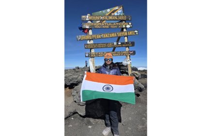 Delhi-based Indian Mountaineer Jyoti Sharma Creates History with Fastest Solo Ascent of Mt. Kilimanjaro on 77th Republic Day