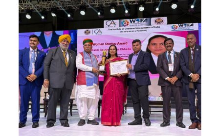 Mrs Bhakti Gautam Chheda Honoured at CA Women Excellence Awards for Transforming Finance into Social Impact