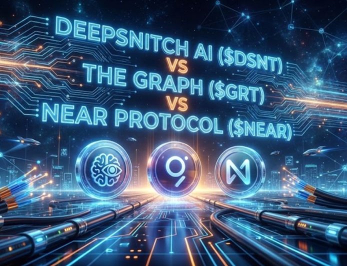 DeepSnitch AI ($DSNT) vs The Graph ($GRT) vs NEAR Protocol ($NEAR)