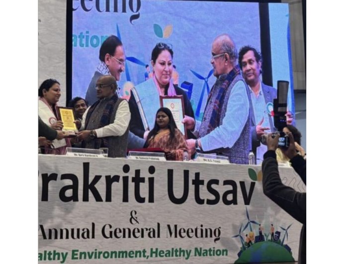 India Water Foundation Felicitated for Integrated Transversality Leadership